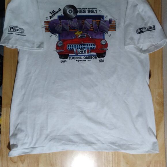 DS Vintage 1st Annual Cruisin' 1992 KPNW T-Shirt - Picture 2 of 8